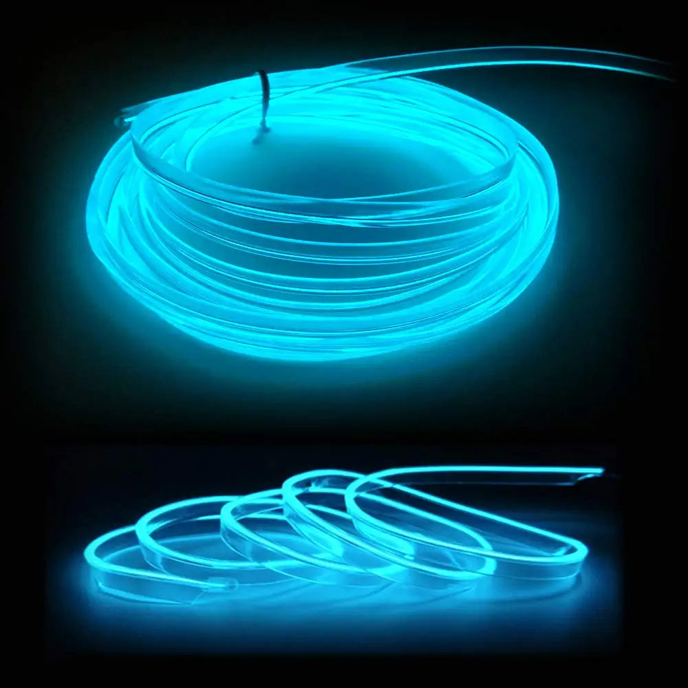 5M Car Interior LED Strip Lights – USB Ambient Lighting Kit